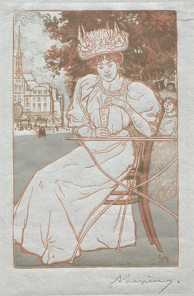 Paris Almanac 1897 Summer Auguste Louis Lepere