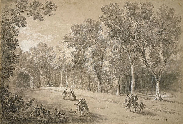 Park Scene Jean-Baptiste Oudry French 1686 1755