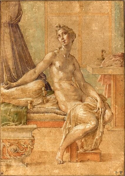 Parmigianino (Italian, 1503 - 1540), Lucretia, probably c