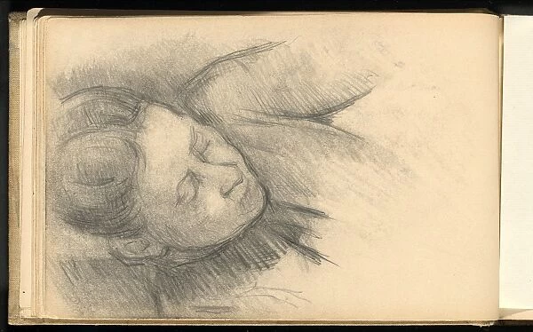 Paul Ca zanne, Woman Leaning Forward, French, 1839-1906, 1890-1894, graphite on wove