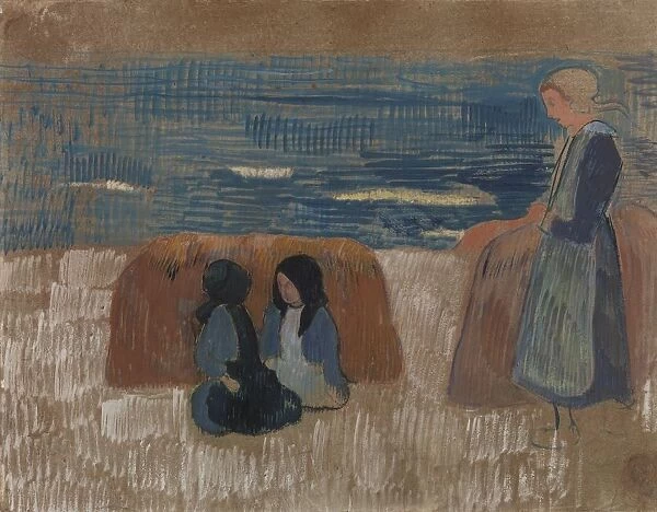 Paul SA rusier Paul Gauguin Breton Women Sea