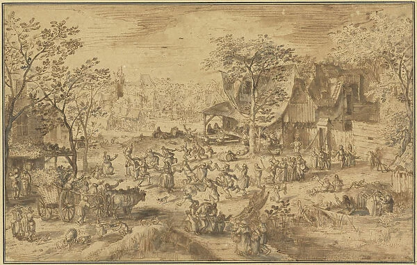 Peasant Kermis David Vinckboons Flemish 1576