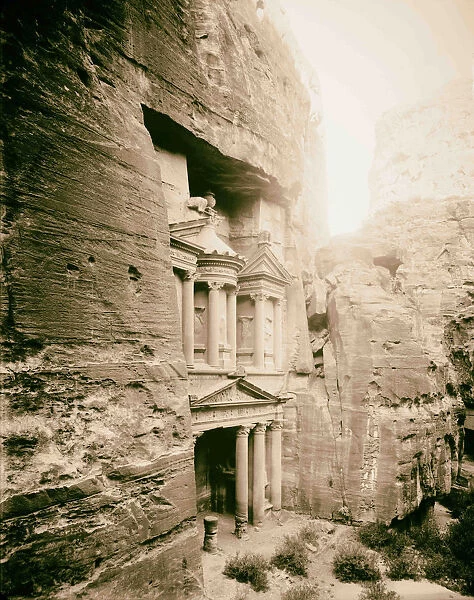 Petra Temple el-Khazneh southeast 1898 Jordan