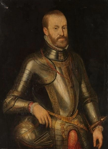 Philip II King Spain Portrait Philips II Standing half-length