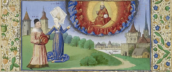 Philosophy Instructing Boethius Role God Coetivy Master