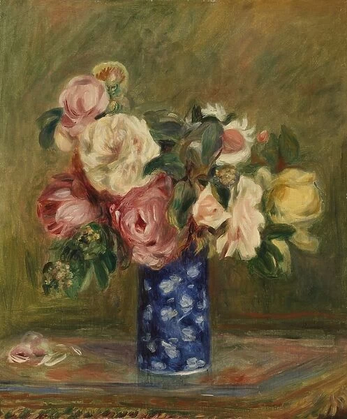Pierre-Auguste Renoir Bouquet Roses Le Bouquet de roses
