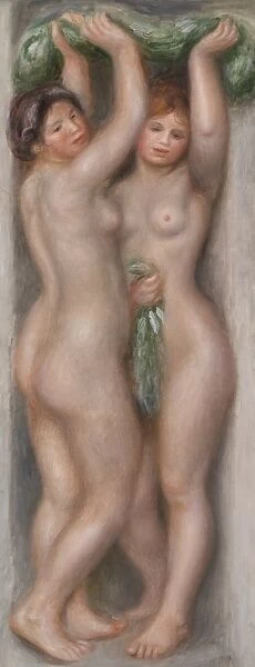Pierre-Auguste Renoir Caryatids Cariatides Deux baigneuses