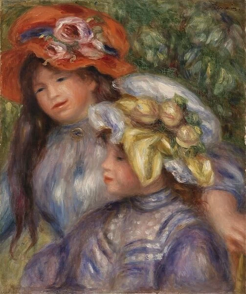 Pierre-Auguste Renoir Two Girls Deux fillettes