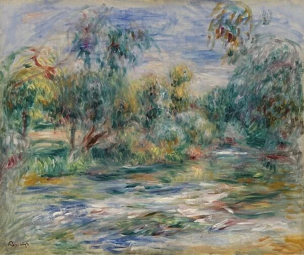 Pierre-Auguste Renoir Landscape Paysage 1917