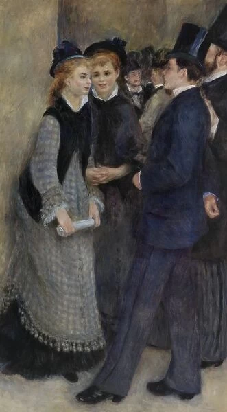 Pierre-Auguste Renoir Leaving Conservatory La Sortie du conservatoire