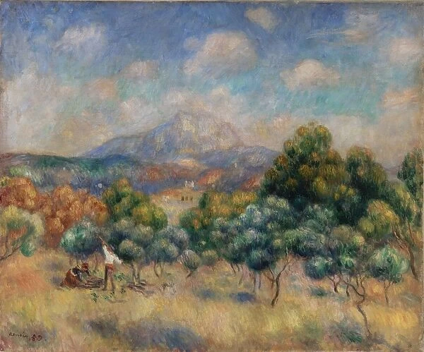 Pierre-Auguste Renoir Montagne Sainte-Victoire