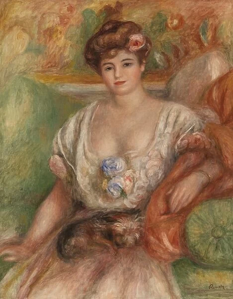 Pierre-Auguste Renoir Portrait Misia Sert Jeune femme au griffon