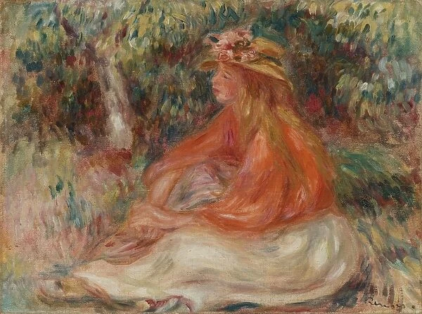 Pierre-Auguste Renoir Seated Woman Femme assise