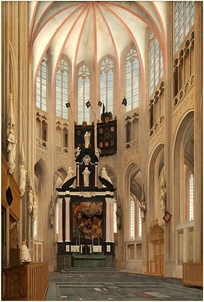 Pieter Jansz Saenredam, Dutch (1597-1665), Cathedral of Saint John at s-Hertogenbosch