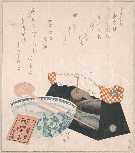 Pillow Women Bowl 19th century Japan Part album