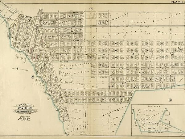 Plate 37: Part of Ward 26. Brooklyn, N. Y