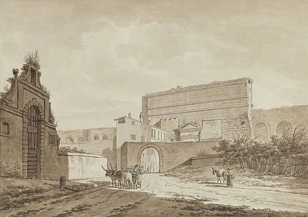 Porta Maggiore Rome Drawing group drawings landscapes