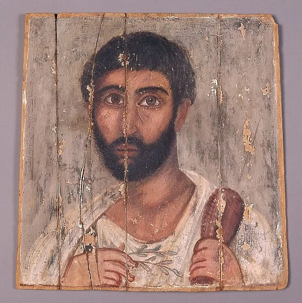 Portrait of a Bearded Man from a Shrine