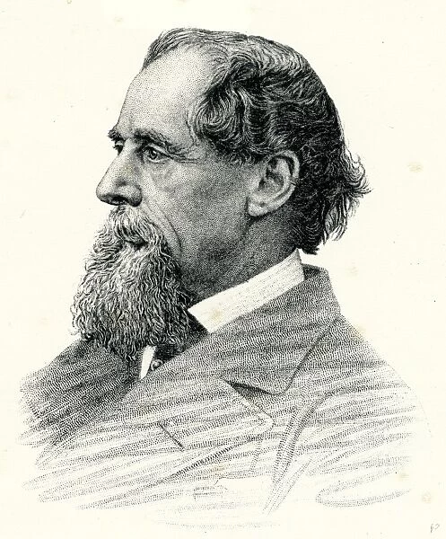 Portrait of Charles Dickens, 1870