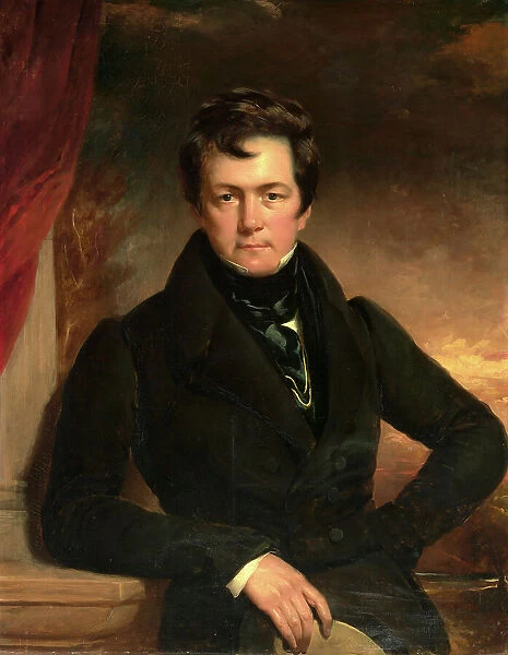 Portrait of Charles Frederick Schlaberg, London, 1827, Thomas Phillips, 1770-1845