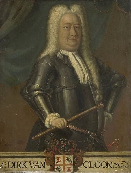Portrait Dirk van Cloon Governor-General Dutch East Indies