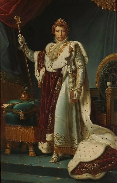 Portrait Emperor Napoleon I Coronation Robes