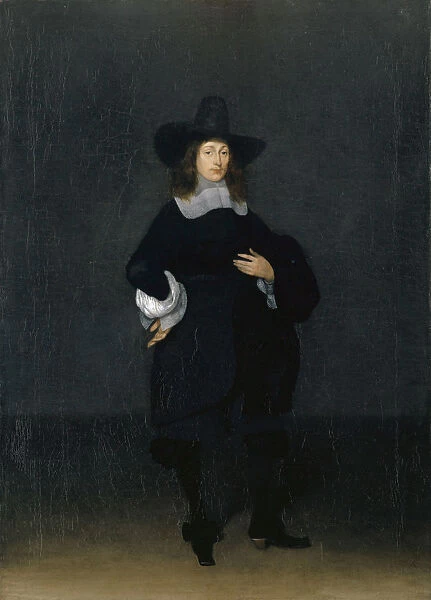 Portrait Frederick Fredericks Bannier 1657 oil