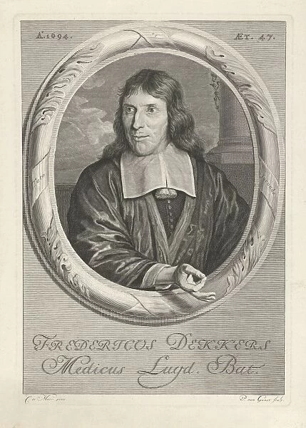 Portrait Frederik Dekkers Leiden physician researcher