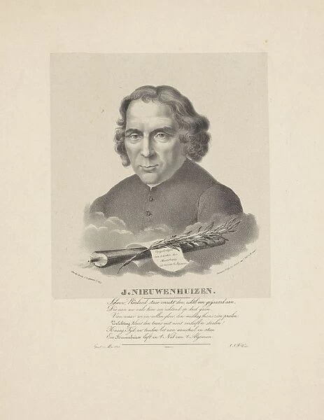 Portrait Jan Nieuwenhuyzen person portrayed depicted