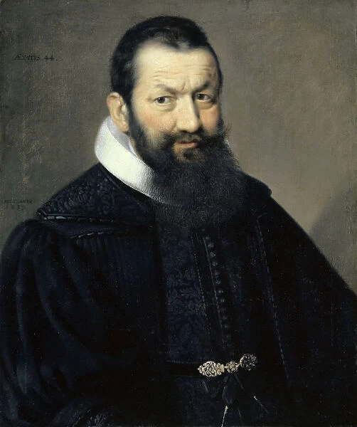 Portrait Johann Rudolf Wettstein 1639 oil canvas