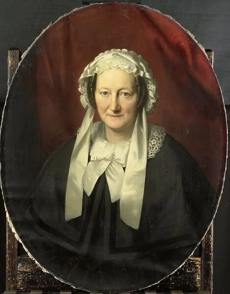 Portrait Johanna Maria ParvA Wife Hendrik AndrA Cornelis Tierens