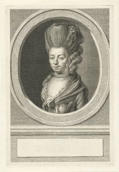 Portrait Juliana Cornelia de Lannoy Bust left