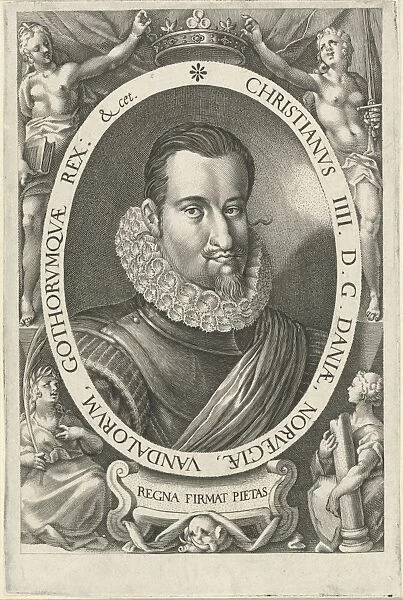 Portrait of King Christian IV of Denmark and Norway, Jan Harmensz