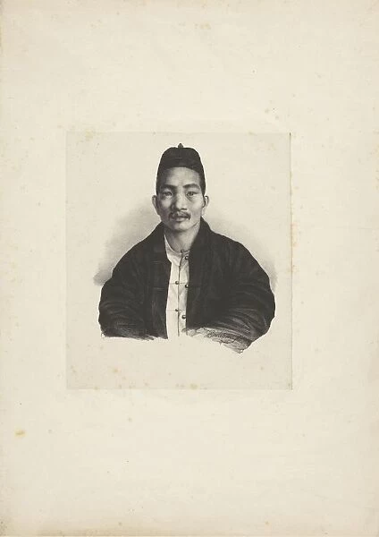 Portrait Ko Tsching Dschang assistant Philipp Franz von Siebold