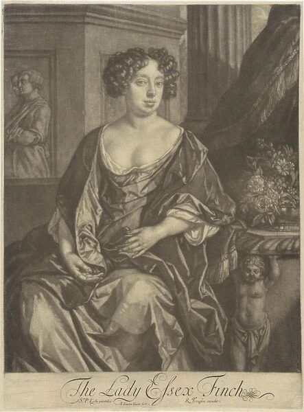 Portrait of Lady Essex Finch, Jan van der Vaart, Richard Tompson, 1675 - 1693