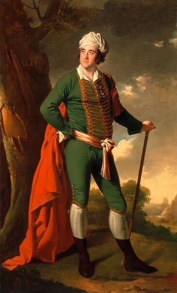 Portrait of a Man, Known as the Indian Captain, Joseph Wright of Derby