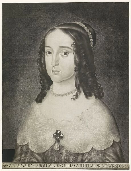 Portrait Queen Maria Stuart Maria Henrietta Stuart
