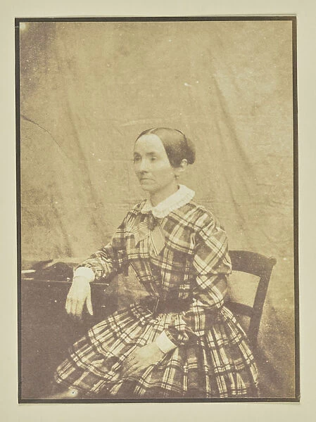 Portrait Seated Woman Hippolyte Bayard French