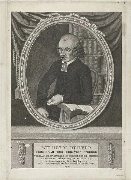Portrait Wilhelm Reuter pastor Wilhelm Reuter