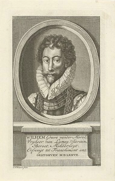 Portrait Willem van der Mark lord Lumey Portrait bust