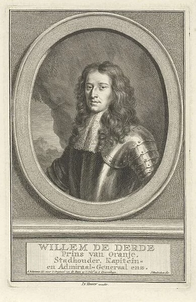 Portrait William III Prince Orange William Third