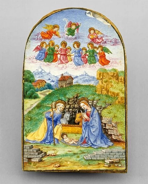 Possibly Florentine 15th Century (pax frame), western European 19th Century (miniature)