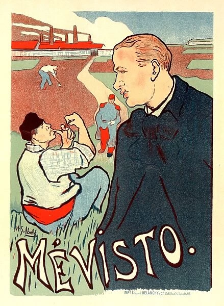 Poster for Mevisto. Ibels, Henry Gabriel (1867-1936), French illustrator, printmaker