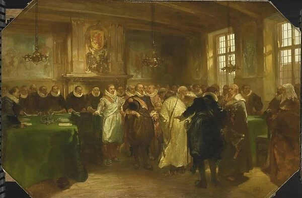 Prince Maurits Receiving Russian Delegation 1614
