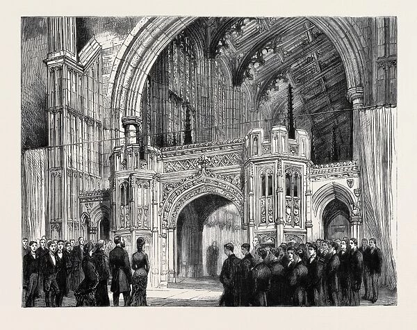 The Prince of Wales at Eton College: Unveiling of the Memorial Organ-Screen to The