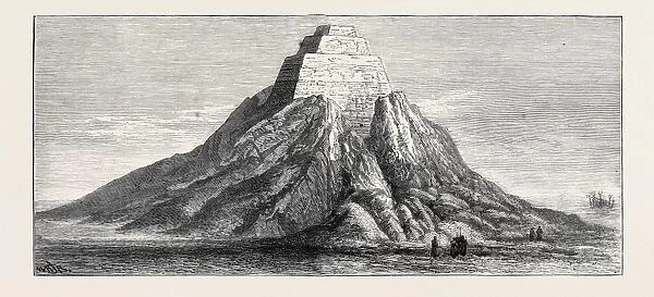 The Pyramid of Meydoon, Opened by Professor Maspero, December 13, 1881, View From
