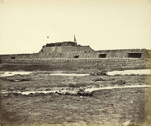Rear North Fort capture showing Retreat Chinese Army