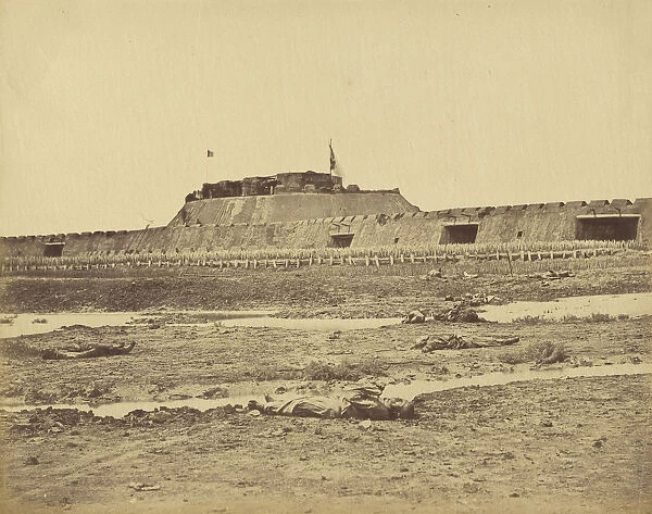 Rear North Fort Showing Retreat Chinese Army