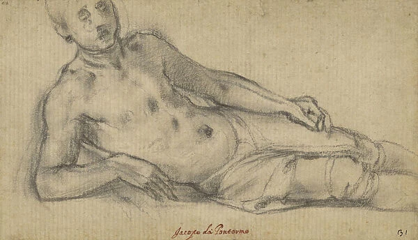 Reclining Youth Ascribed Pontormo Jacopo Carucci