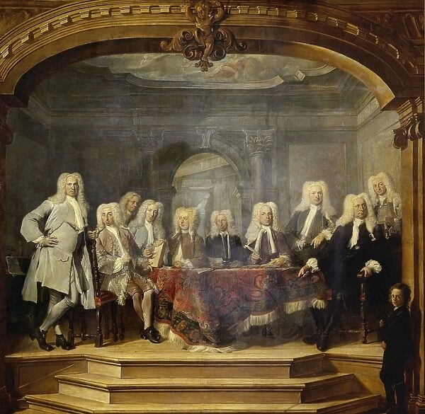 Regents of the Aalmoezeniersweeshuis Orphanage in Amsterdam, 1729, The Netherlands